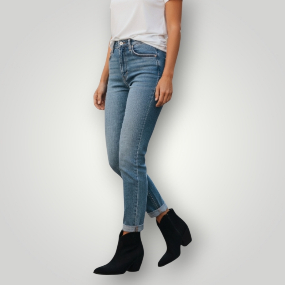 Lucky Brand Loxona 8.5M Black‎ Suede Western Ankle Booties Block Heel Slouchy